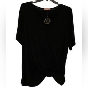 Black Top~Short Sleeve (NWT!)